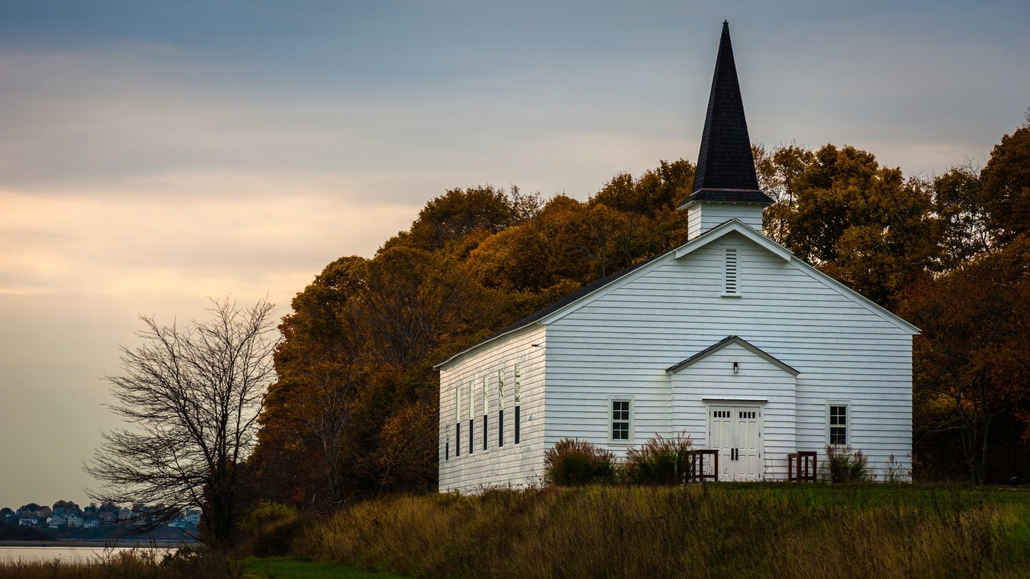 Peddocks Island Chapel on Boston Harbor